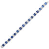 Emerald Cut Blue Sapphire and Baguette Cut Diamond Bracelet - Image 2
